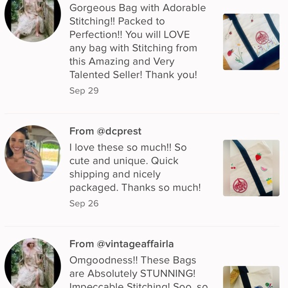 NWT Trader Joe’s  Canvas Tote with embroidery - Picture 9 of 9